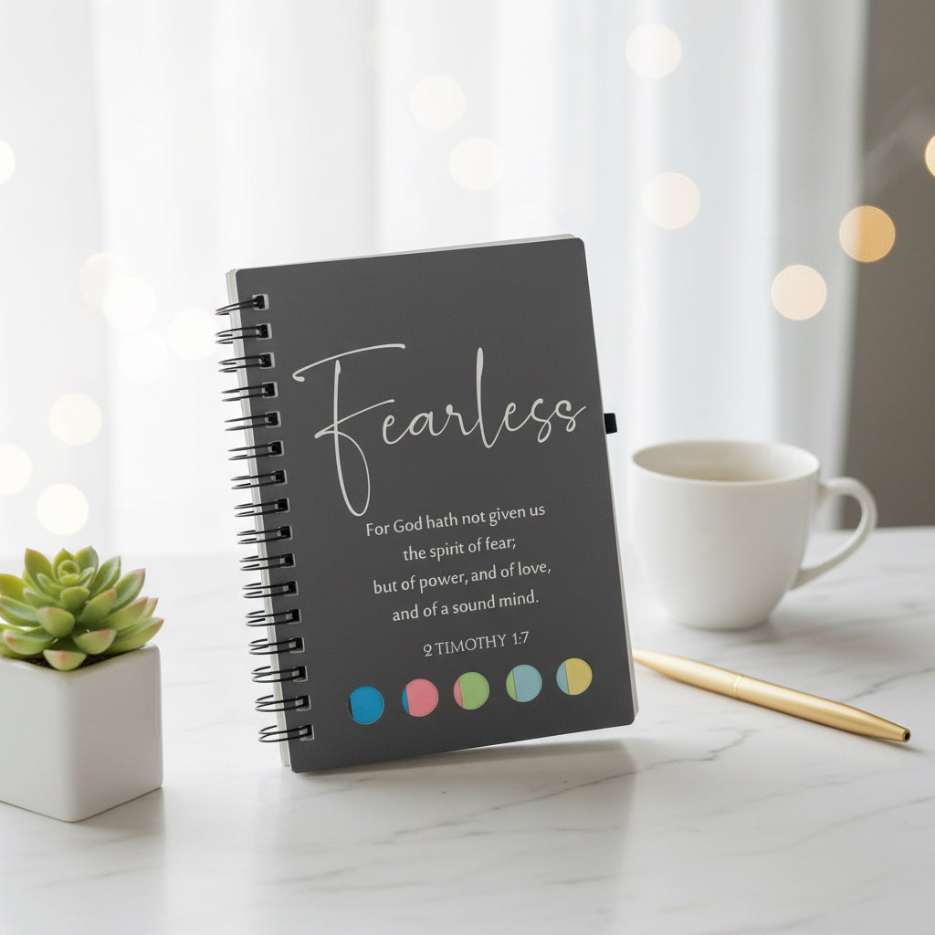 Faith & Courage Mini Notebook Set with Pen + Post-Its