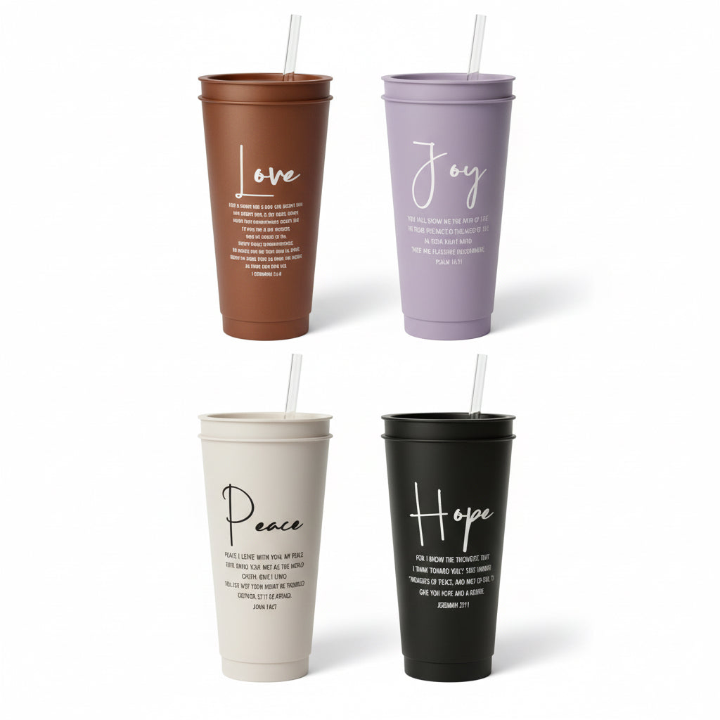 Faith Reusable Cups Collection